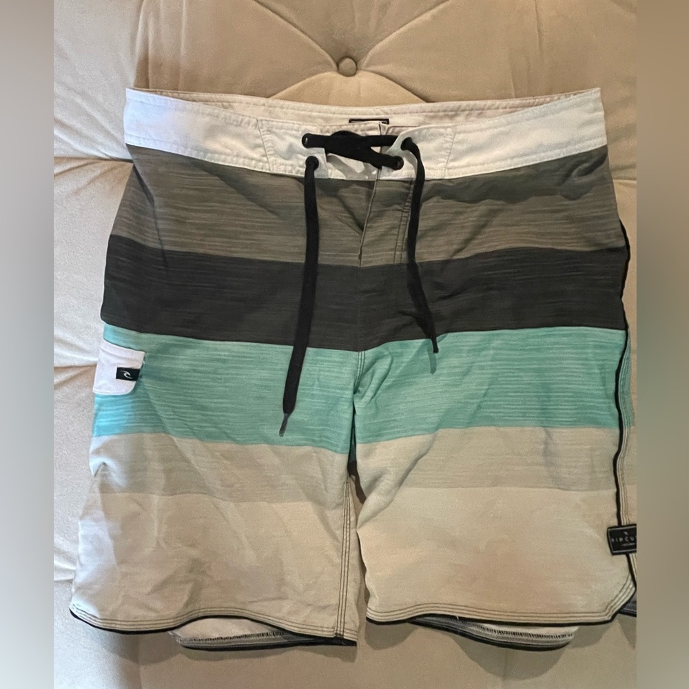 Rip curl striped board shorts